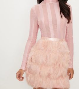 Pink Feather Dress